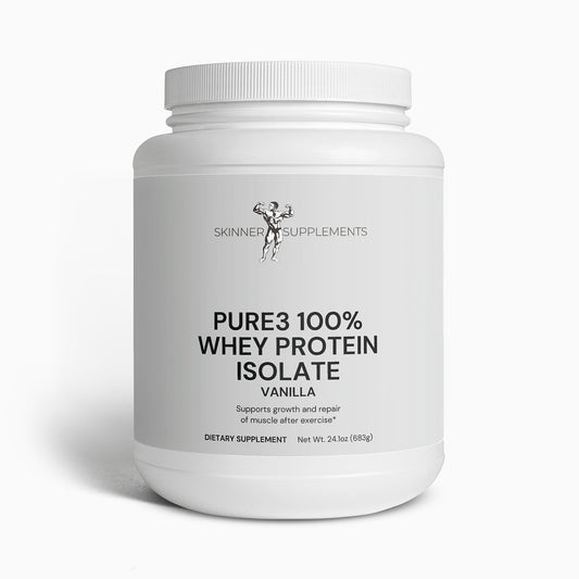 Pure3 100% Whey Protein Isolate (Vanilla)
