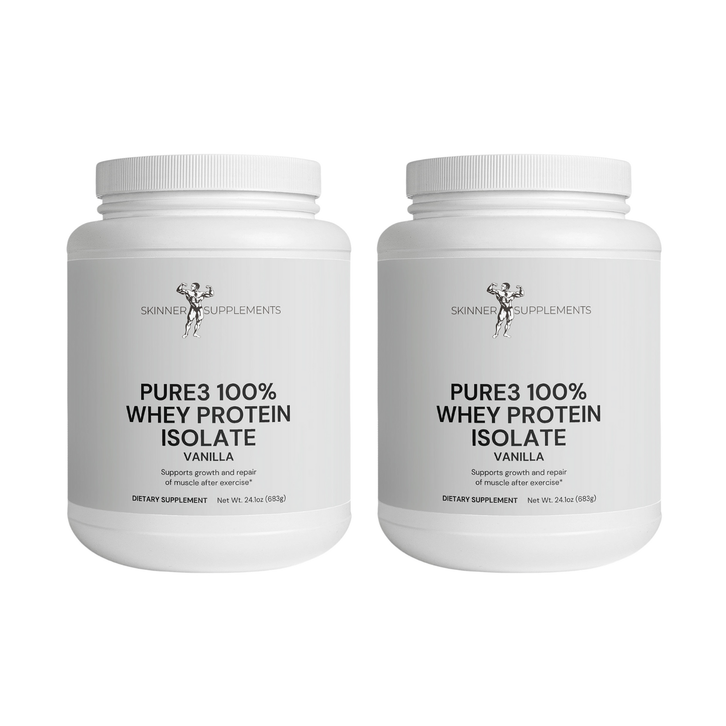 Pure3 100% Whey Protein Isolate (Vanilla)