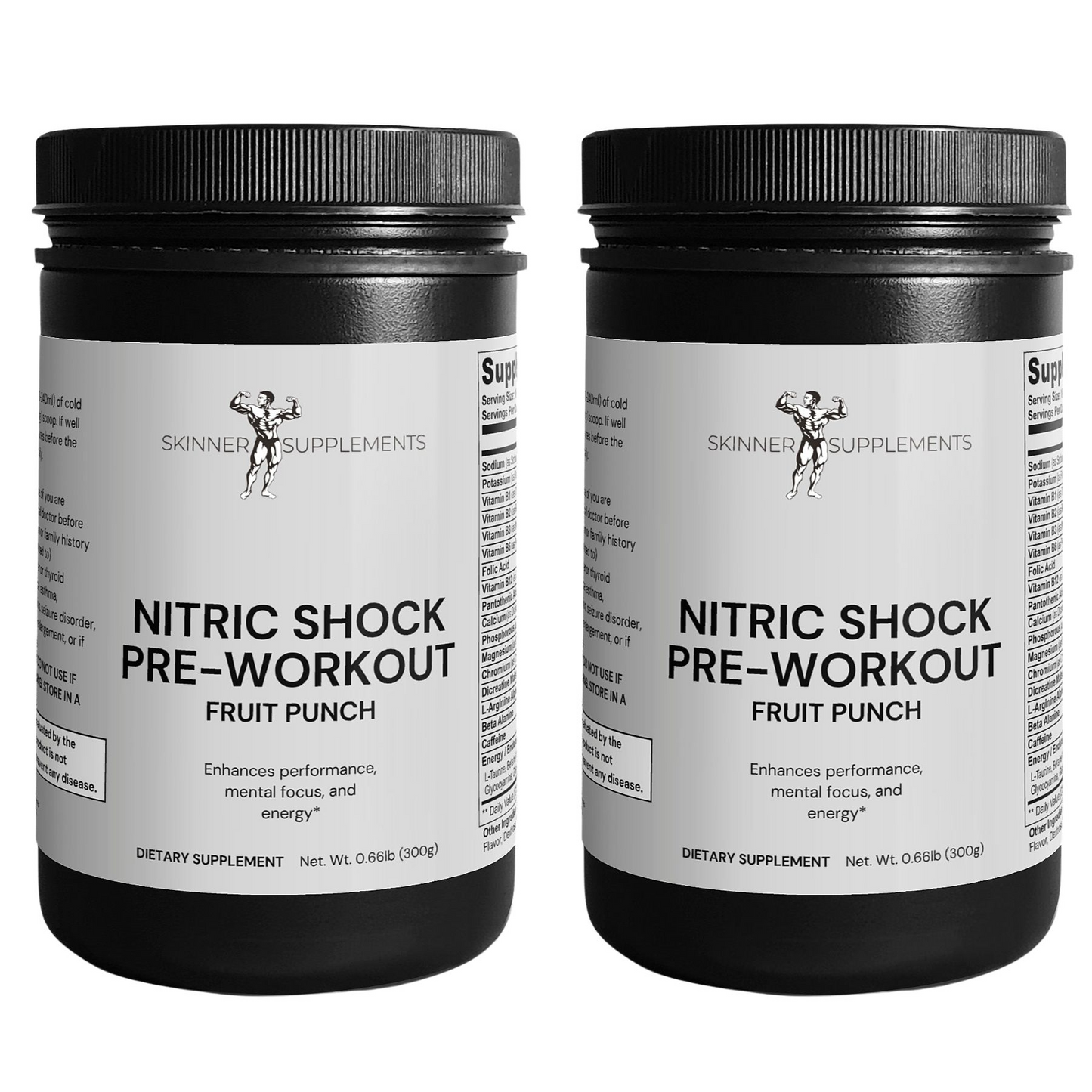 Nitric Shock Pre-Workout Powder (Fruit Punch)