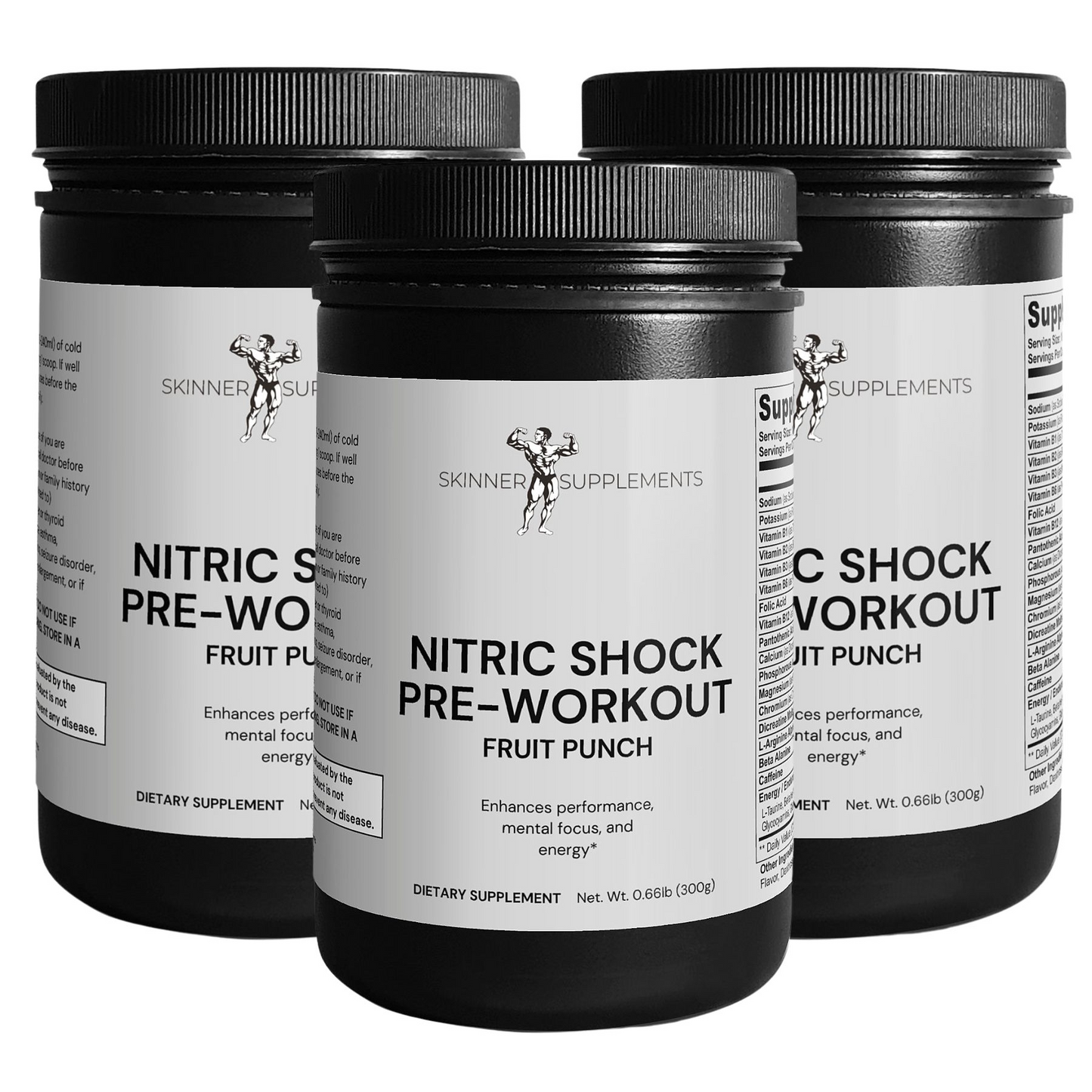 Nitric Shock Pre-Workout Powder (Fruit Punch)