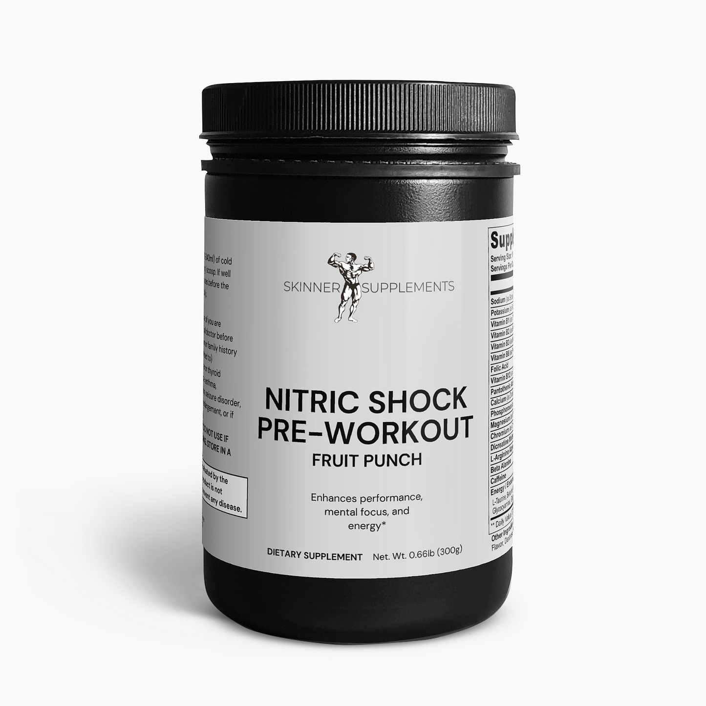 Nitric Shock Pre-Workout Powder (Fruit Punch)